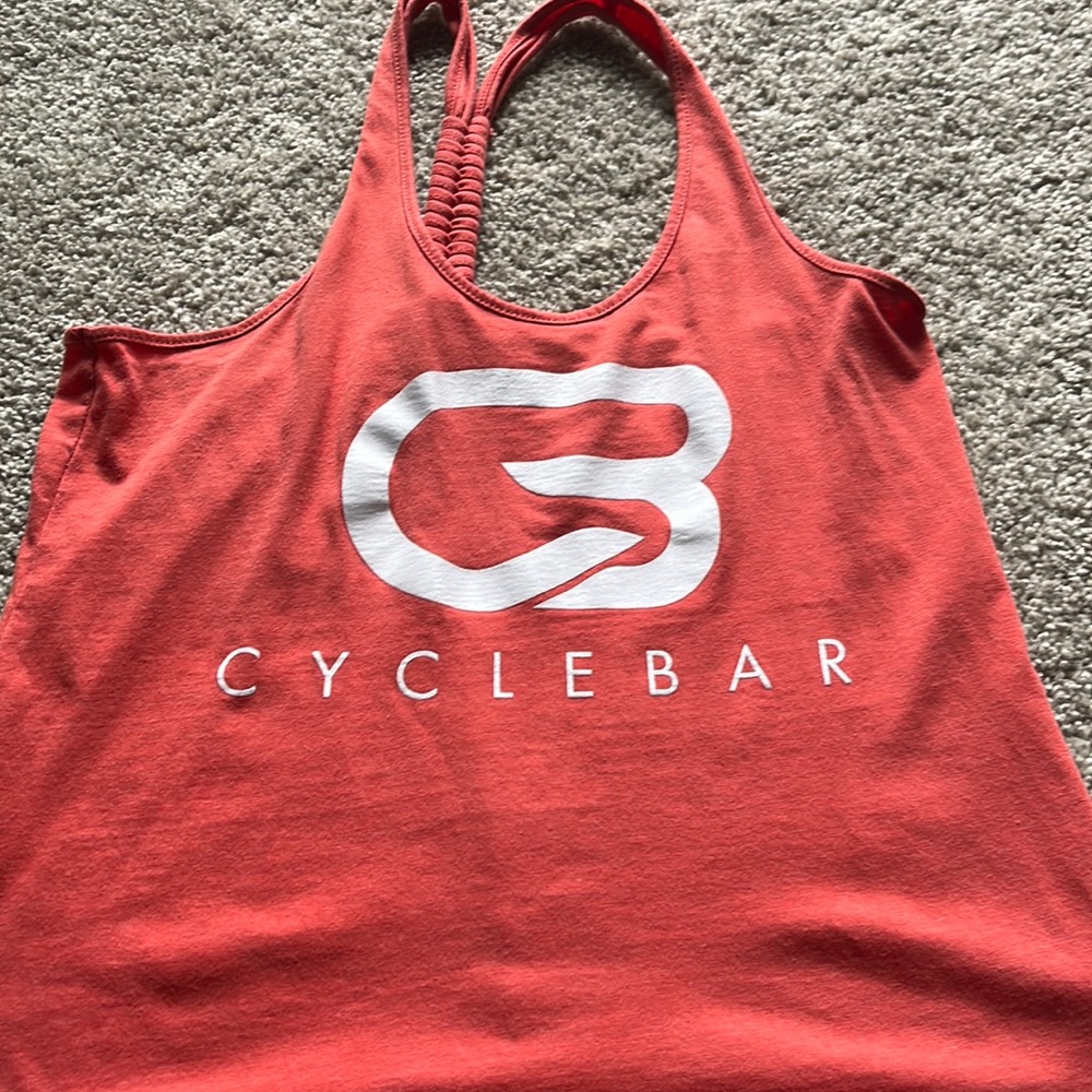 Cyclebar tank with braided back